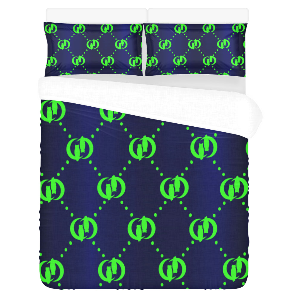 GOODY BLUE SKUNK 3-Piece Bedding Set