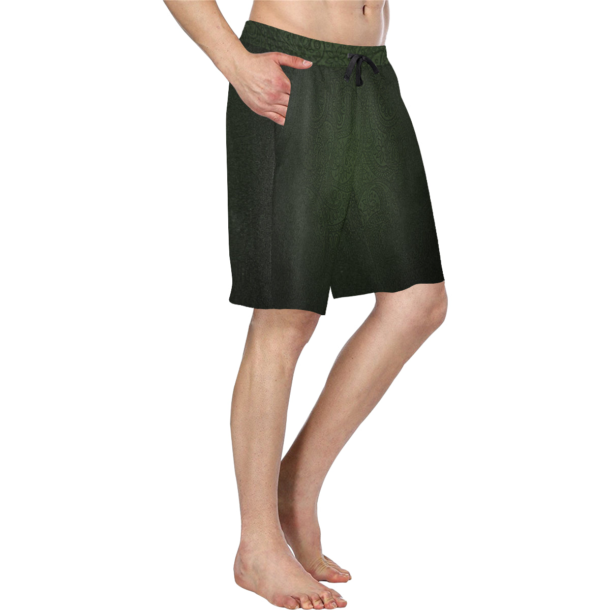 LUXURY KAKI GANG Men's All Over Print Casual Shorts (Model L23)