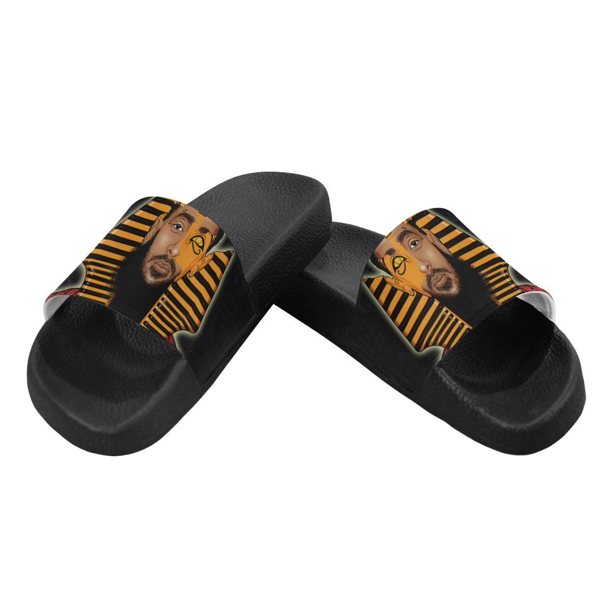 NIPSEY THA GREAT PHAROAH Women's Slide Sandals (Model 057)