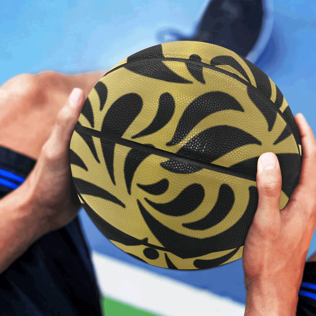 GORGIOUS LEAF GLDBLCC All Over Print Basketball