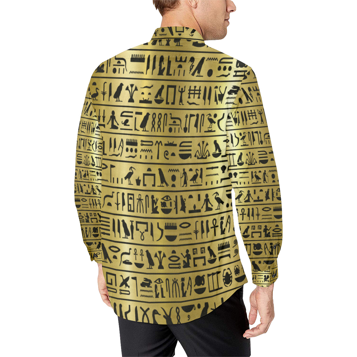 MEDU NETER Men's All Over Print Casual Dress Shirt (Model T61)