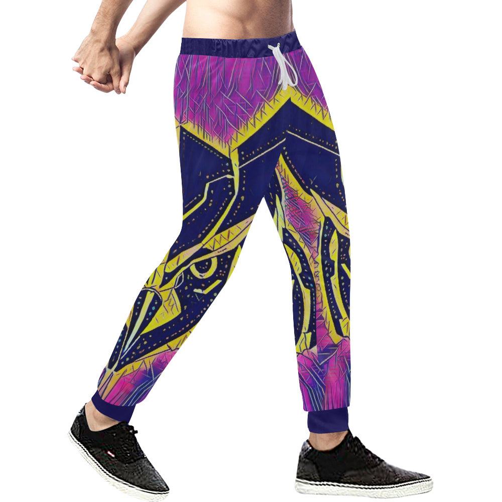 TRANFORMOWL Men's All Over Print Sweatpants (Model L11)