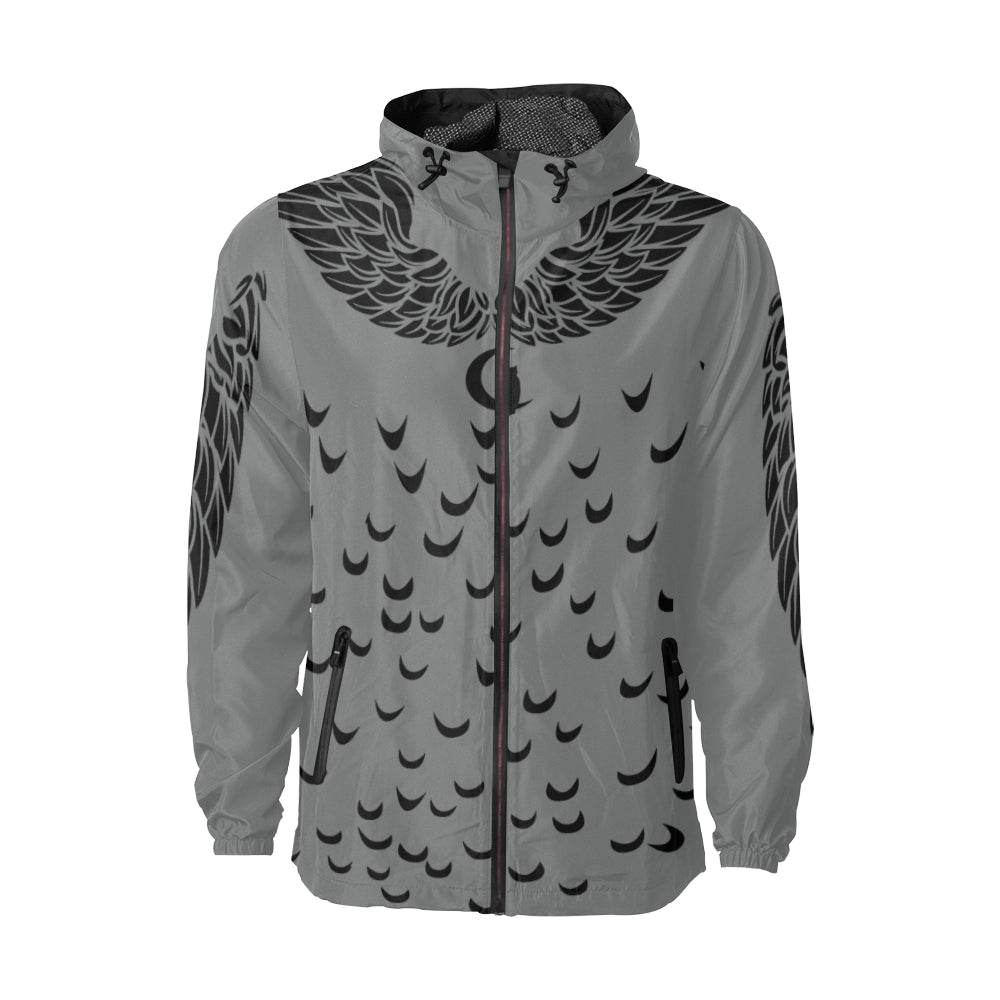 LCC WINGZ GRIS All Over Print Windbreaker for Unisex