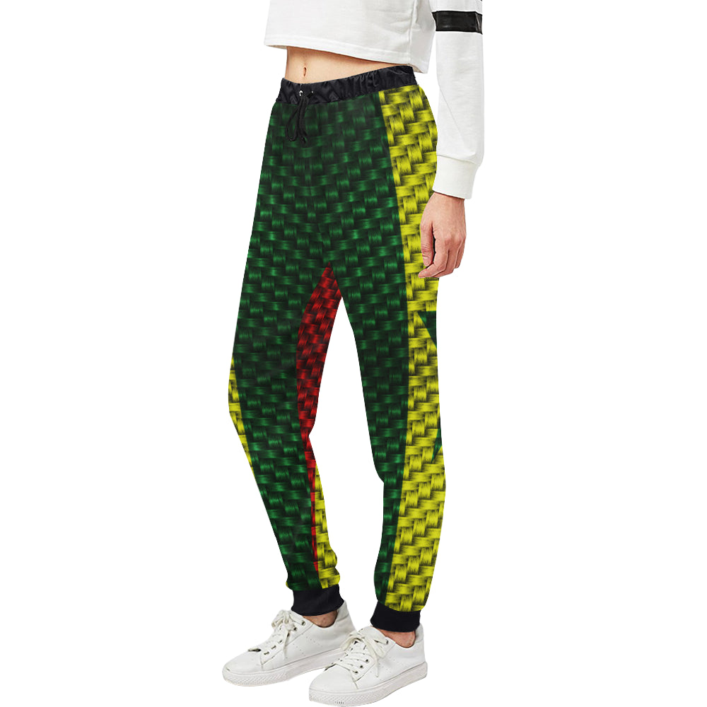 SENEGAL FLAG Women's All Over Print Sweatpants (Model L11)