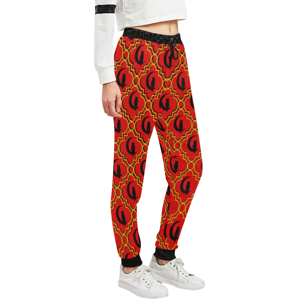 ELEGANCE RYB Women's All Over Print Sweatpants (Model L11)