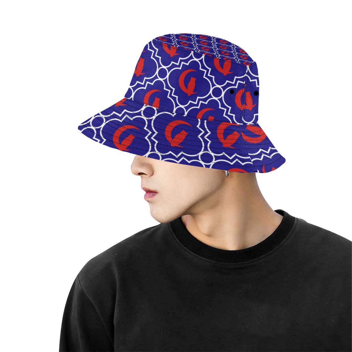 ELEGANCE BLR All Over Print Bucket Hat for Men