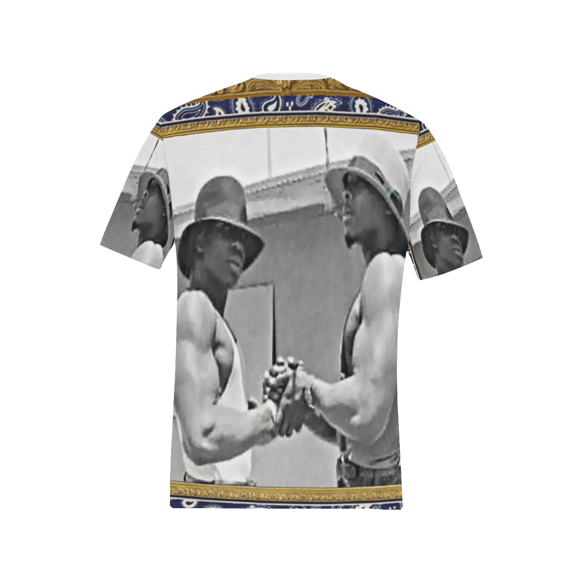 TOOKIE AND RAY RAY Men's All Over Print T-Shirt (Solid Color Neck) (Model T63)