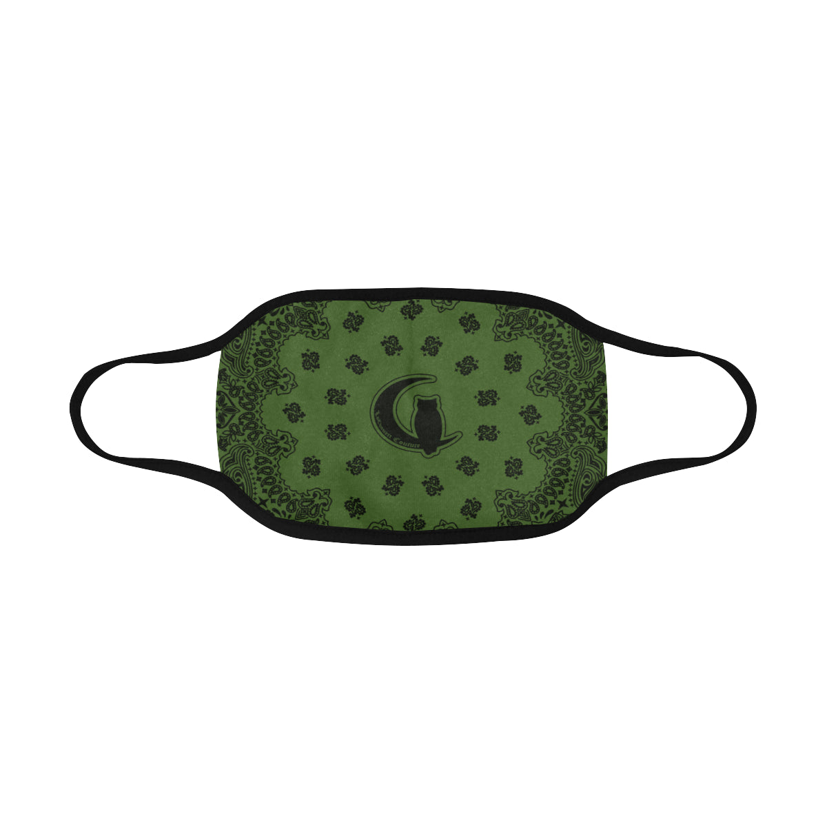 BANDANA KAKI Mouth Mask in One Piece (2 Filters Included)