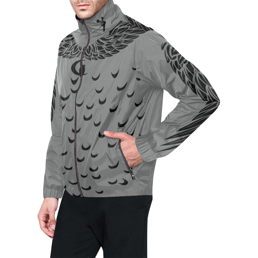 LCC WINGZ GRIS All Over Print Windbreaker for Unisex