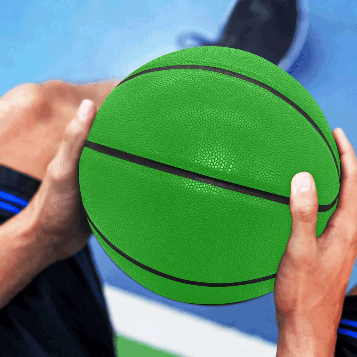 CAYENNE GREEN All Over Print Basketball