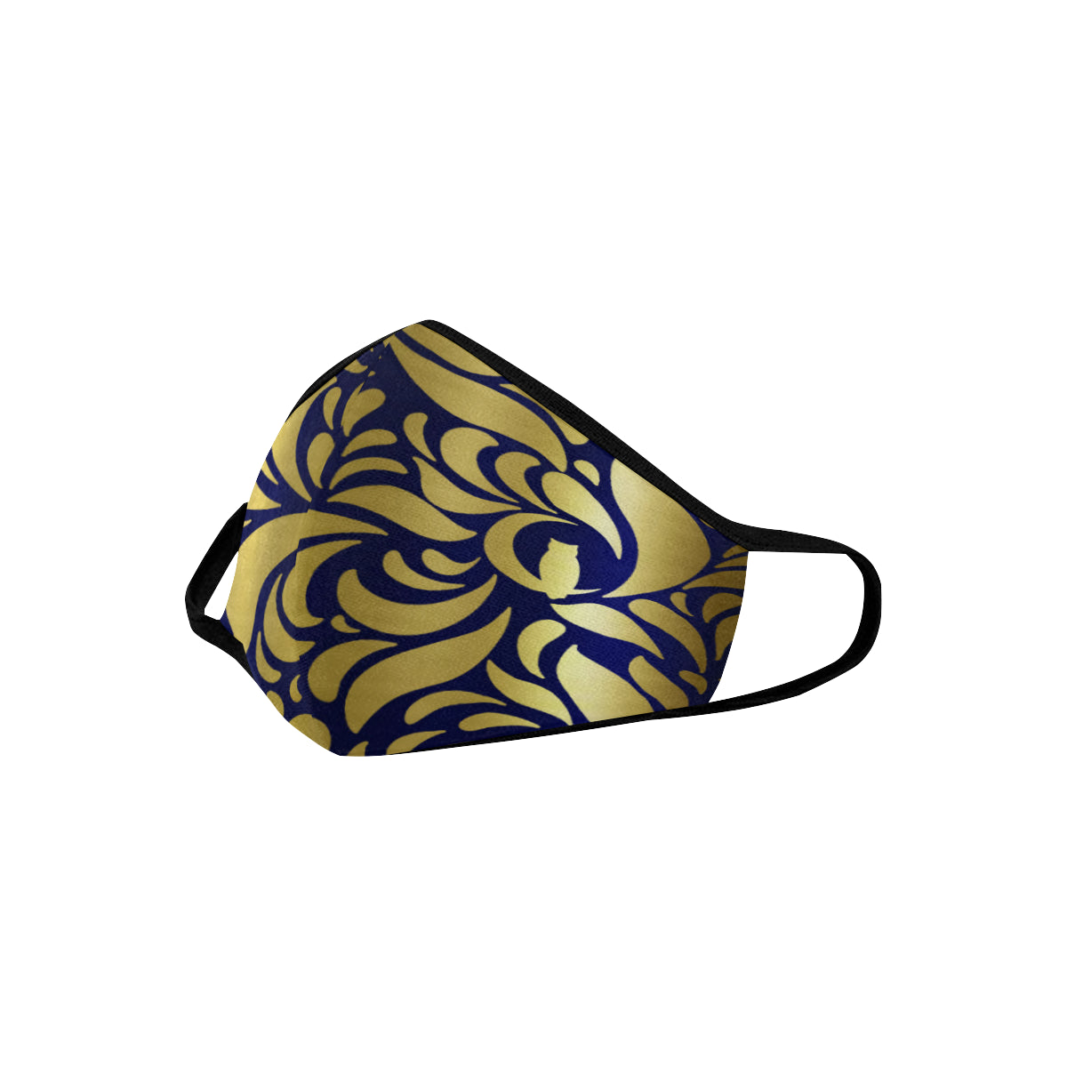 GORGIOUS BLUE LEAF Mouth Mask in One Piece (2 Filters Included)