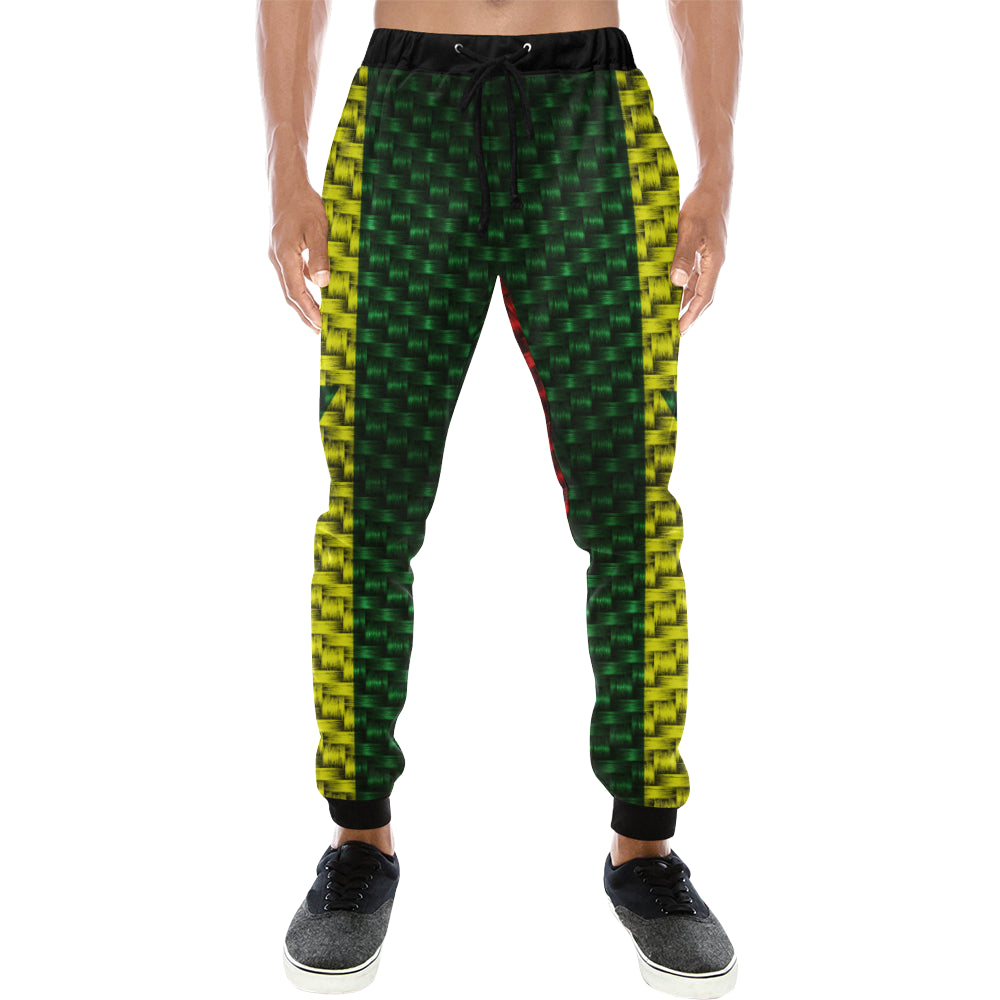 SENEGAL FLAG Men's All Over Print Sweatpants (Model L11)