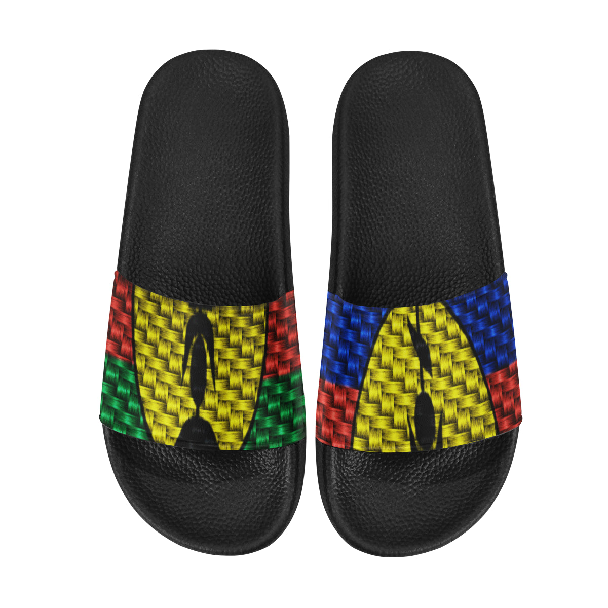 NOUVELLE CALEDONIE FLAG Men's Slide Sandals (Model 057)
