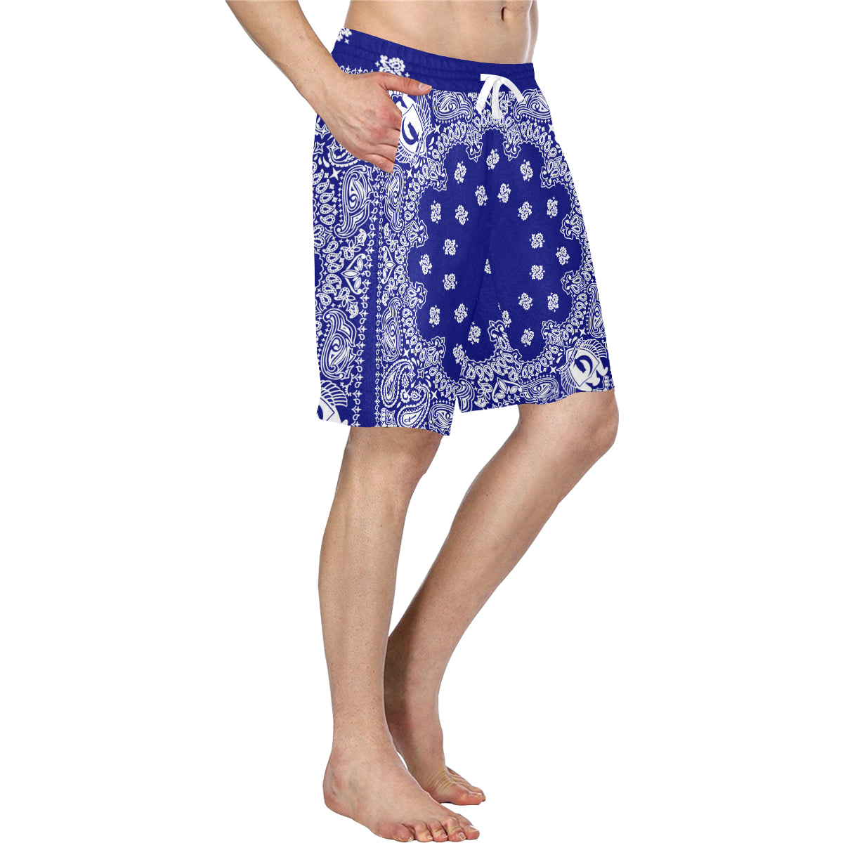 BANDANA Cs'UP Men's All Over Print Casual Shorts