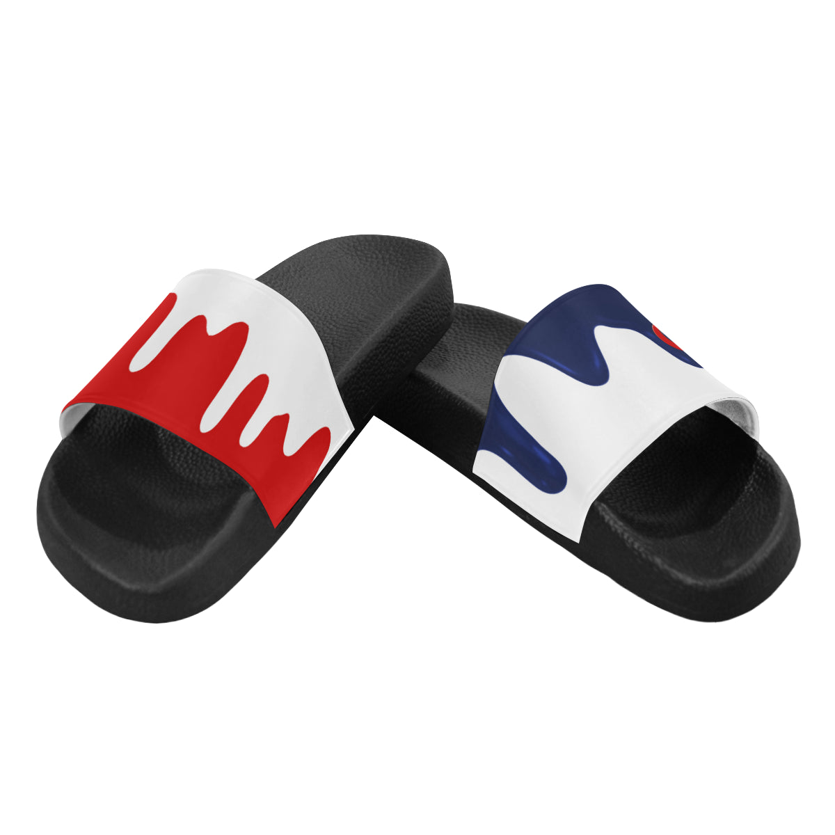WATER DRIPPIN Men's Slide Sandals (Model 057)