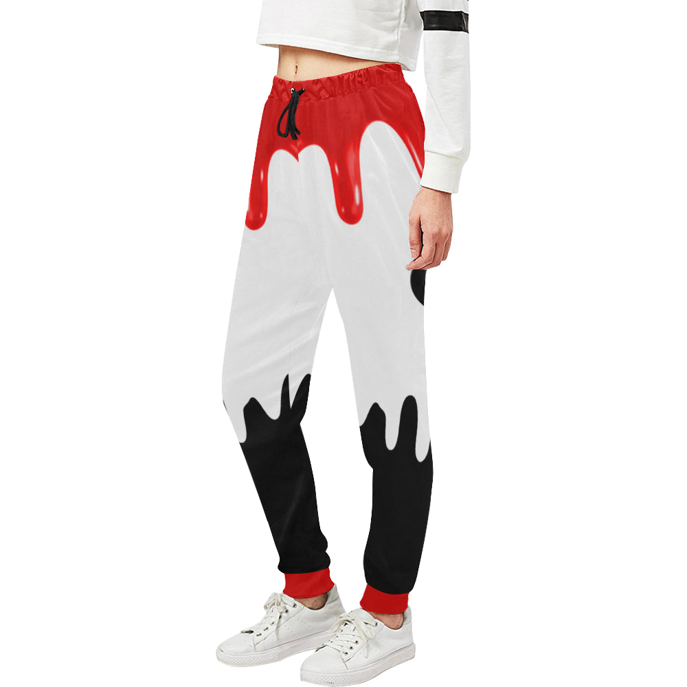 DRIPPIN SAUCE Women's All Over Print Sweatpants (Model L11)