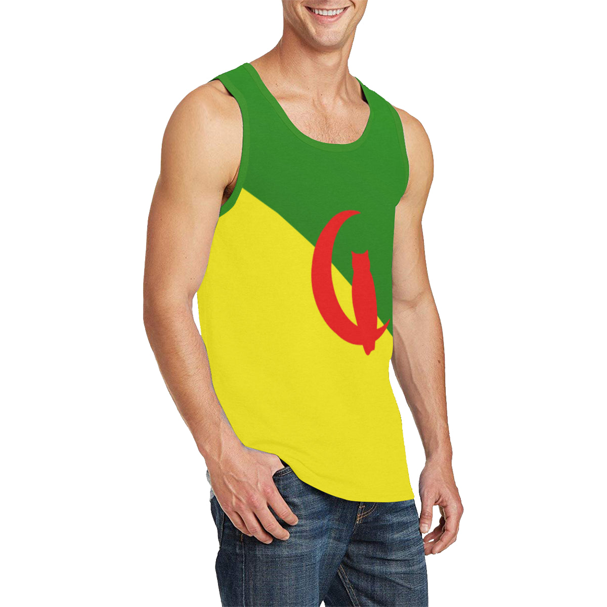 YANA FLAG Men's All Over Print Tank Top