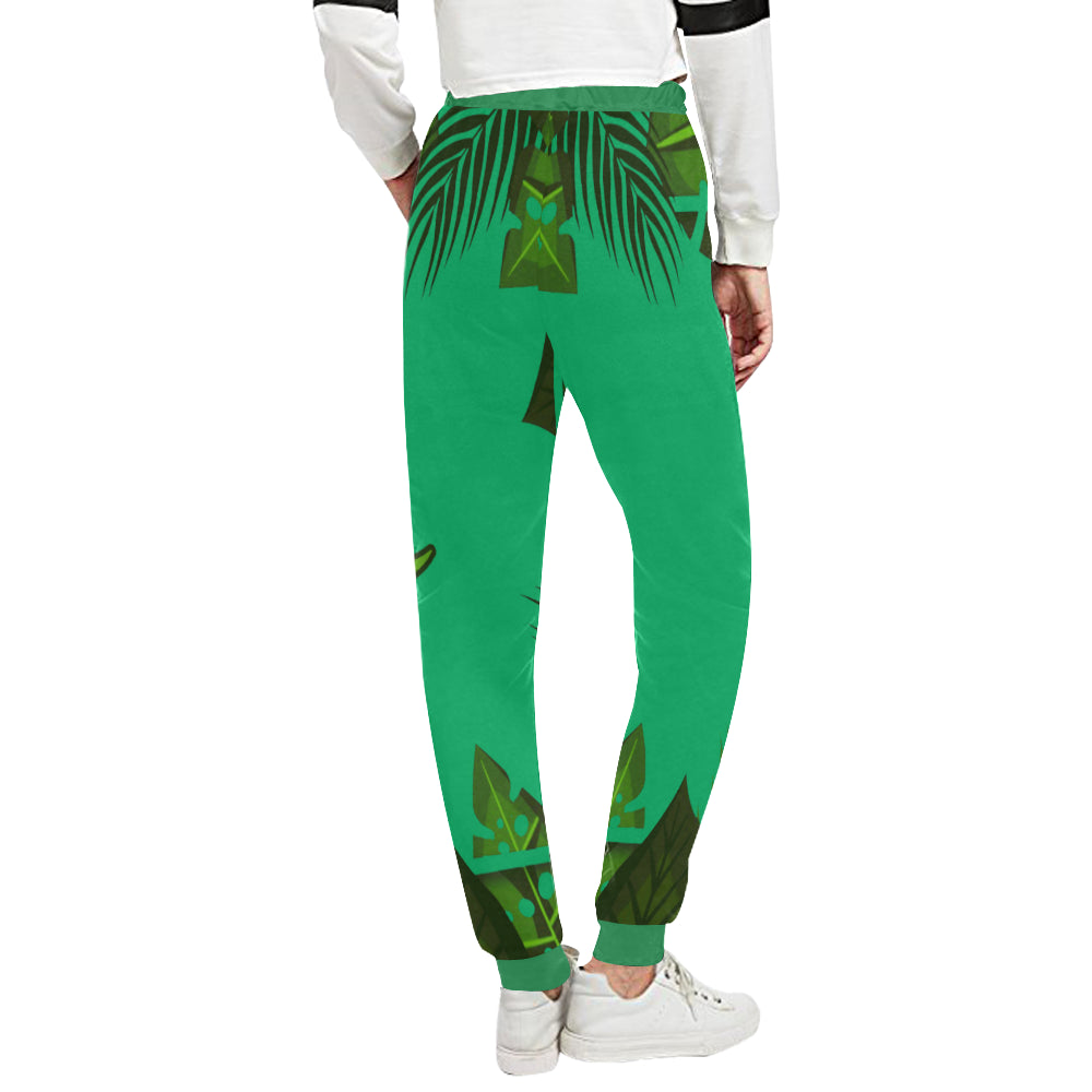 TROPICAL KWEEN FOREST Women's All Over Print Sweatpants