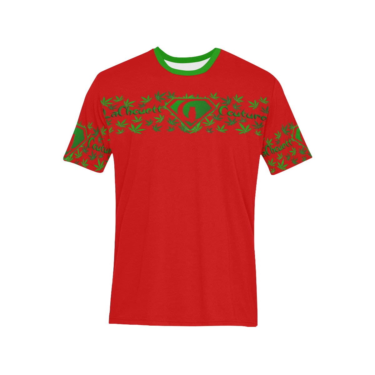 SUPER DANK Men's All Over Print T-Shirt (Solid Color Neck) (Model T63)