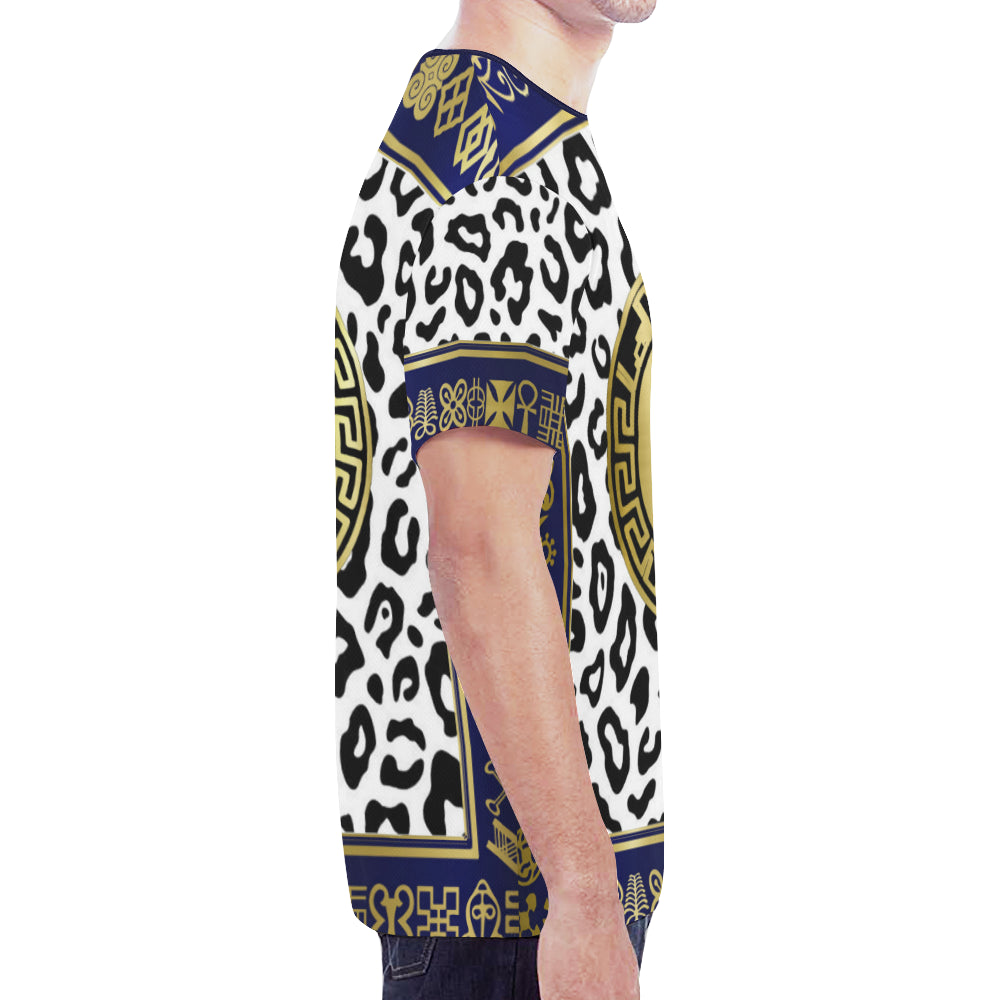 VIP LCC BLUE VECTOR New All Over Print T-shirt for Men (Model T45)