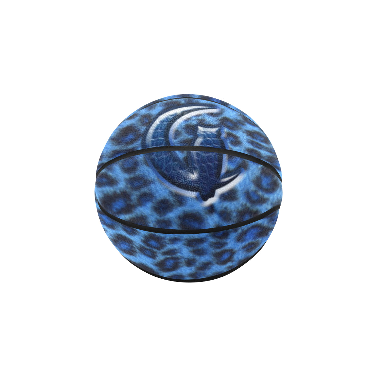 BLUE TIGER SKIN All Over Print Basketball