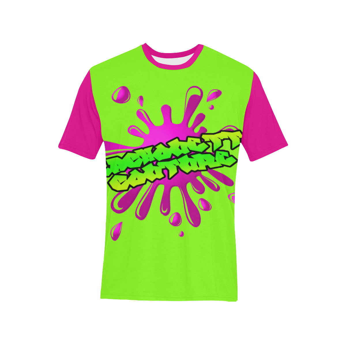 SPLASH OUT RF Men's All Over Print T-Shirt (Solid Color Neck) (Model T63)