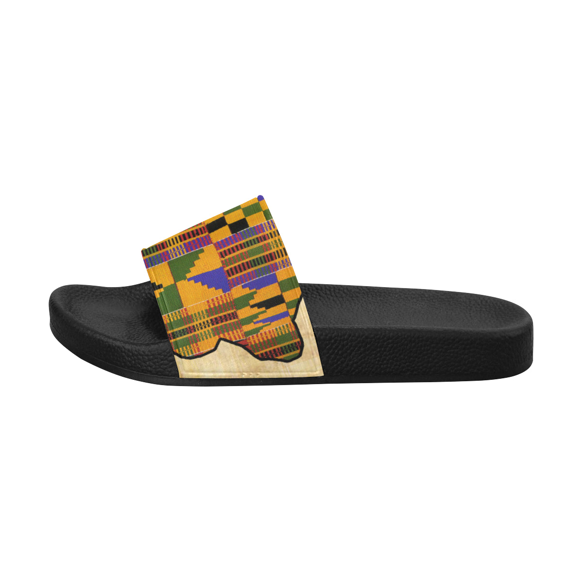 NILE VALLEY KENTE OG Men's Slide Sandals