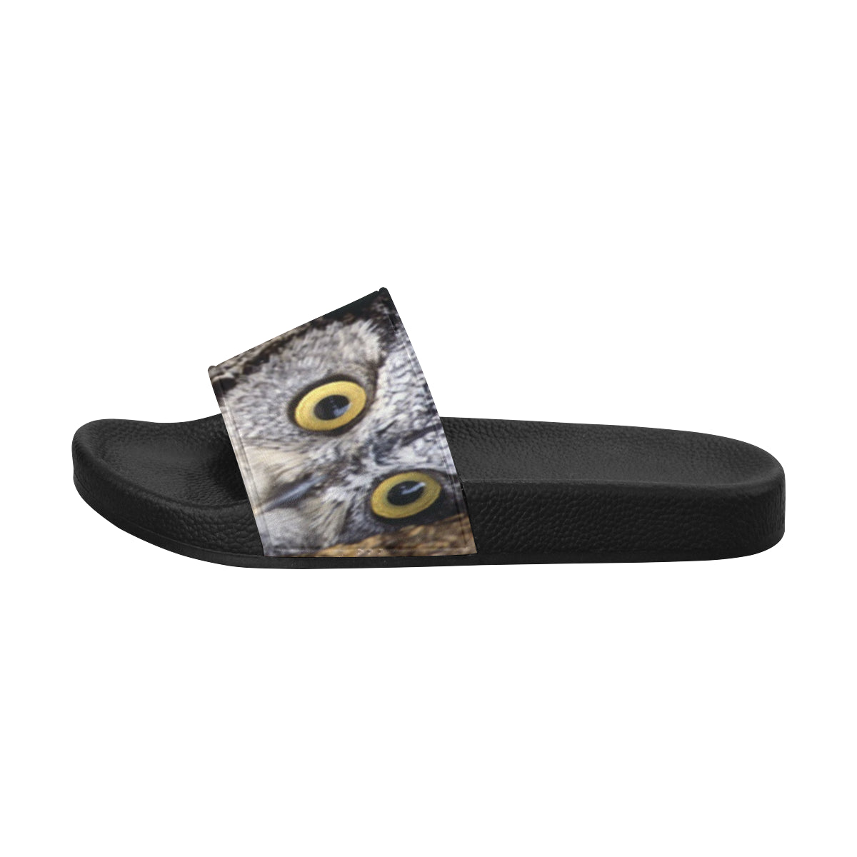 OWL IN HOLE Women's Slide Sandals (Model 057)