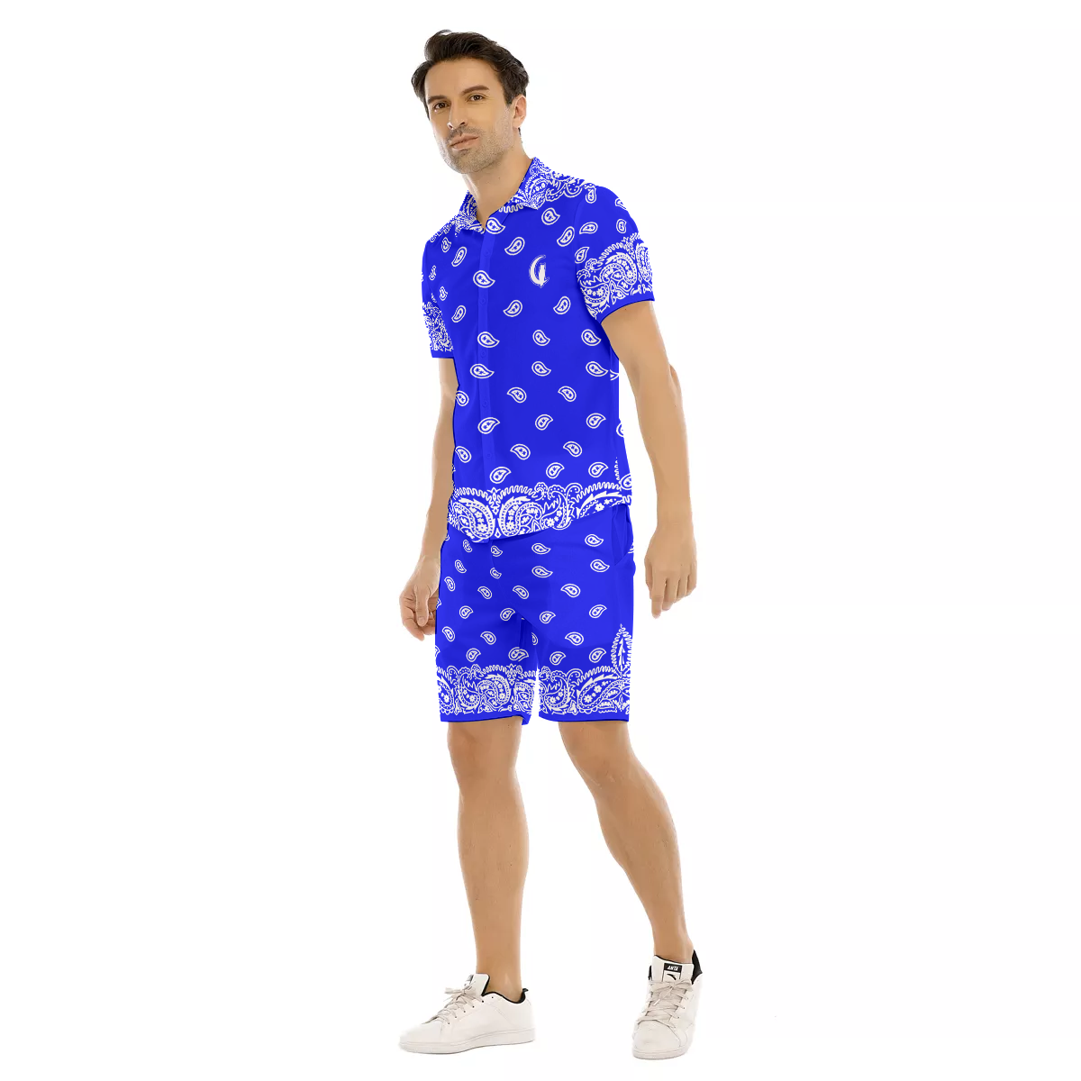 BANDANA FULLY Cs'UP Men's Short Sleeve Shirt Sets