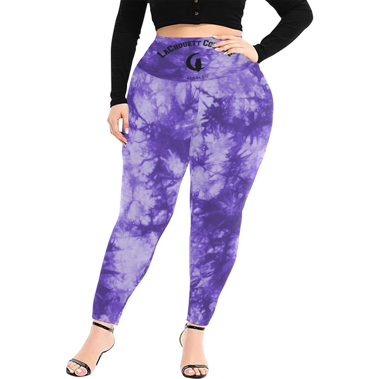 TIE DYE Plus Size High Waist Leggings