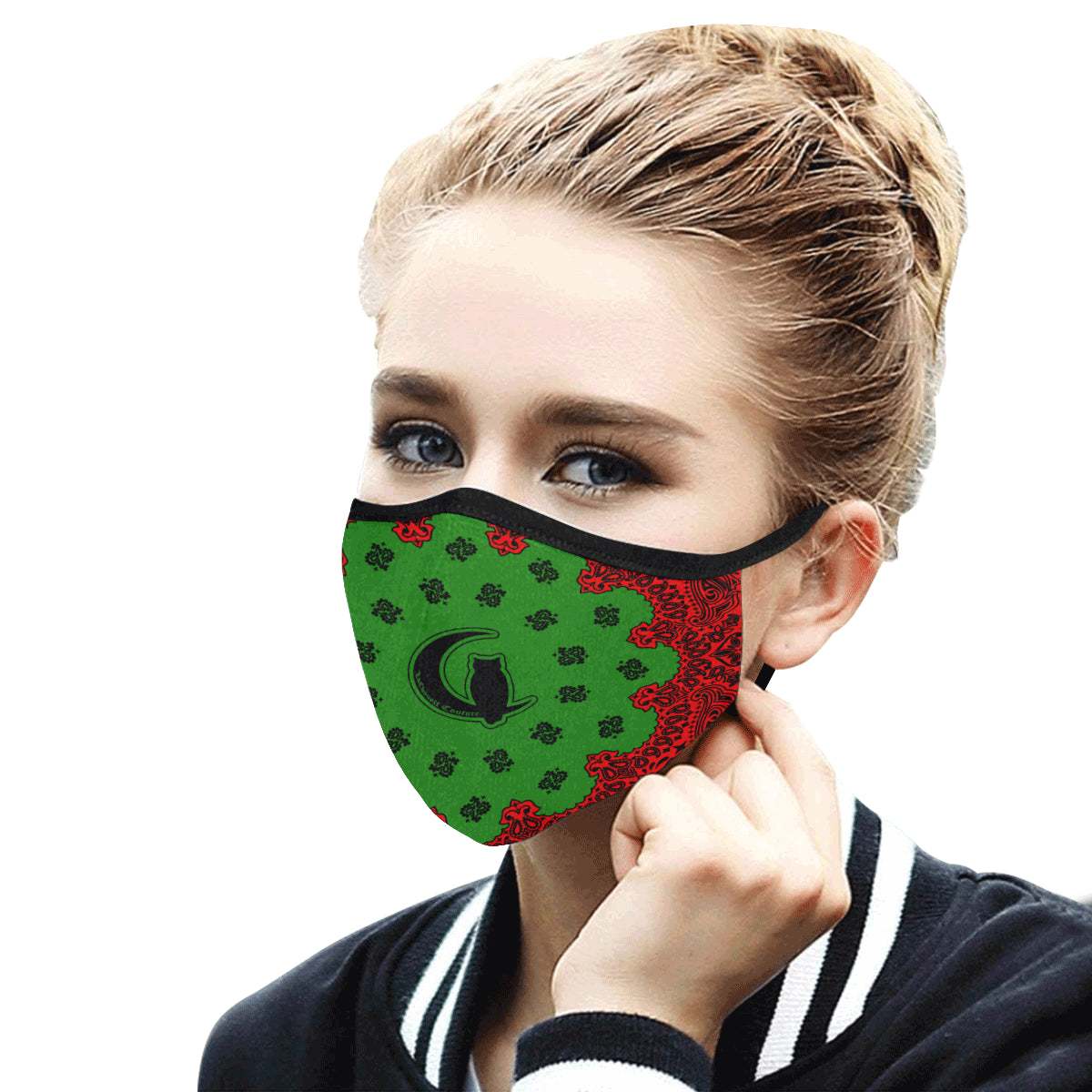 BANDANA RBG Mouth Mask in One Piece (2 Filters Included)