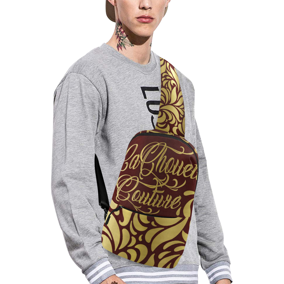 GORGIOUS LEAF BRDX Chest Bag (Model 1678)