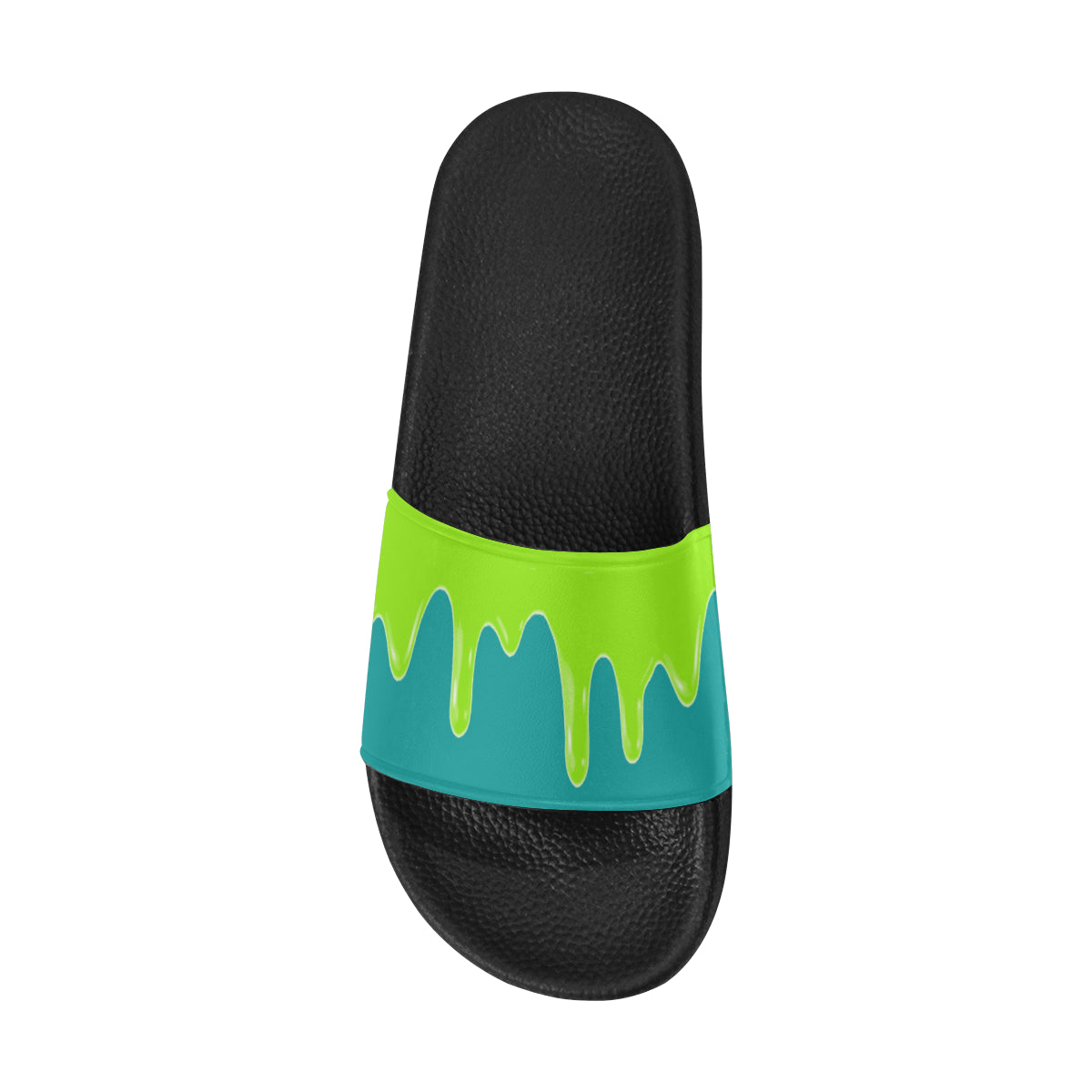 PURPLE DRIPPIN Women's Slide Sandals (Model 057)