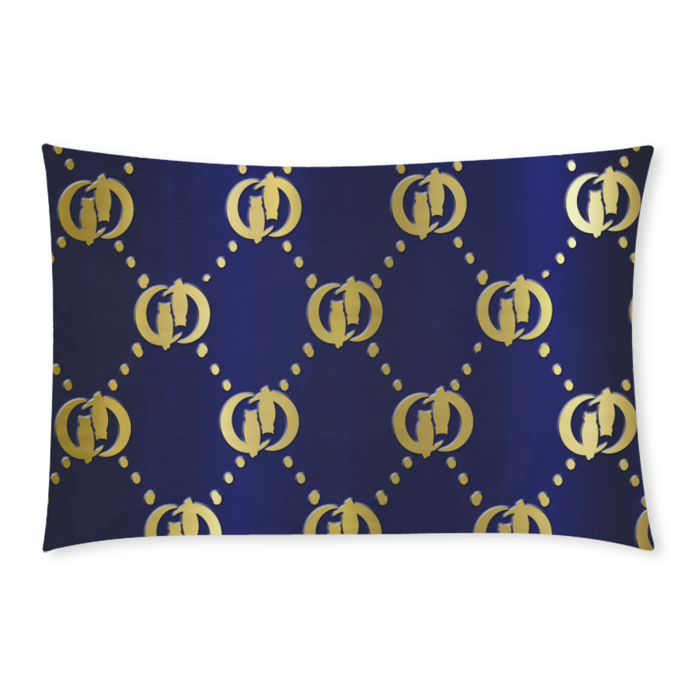 GOODY GOLD BLUE 3-Piece Bedding Set