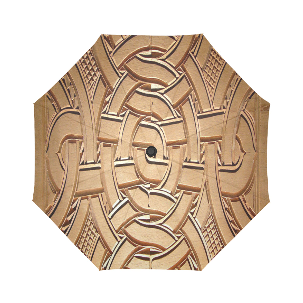 TEMBE ART WOOD Auto-Foldable Umbrella