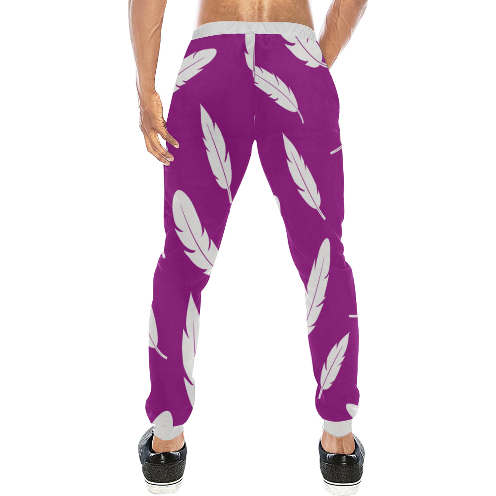 FEATHER GRAPES Men's All Over Print Sweatpants