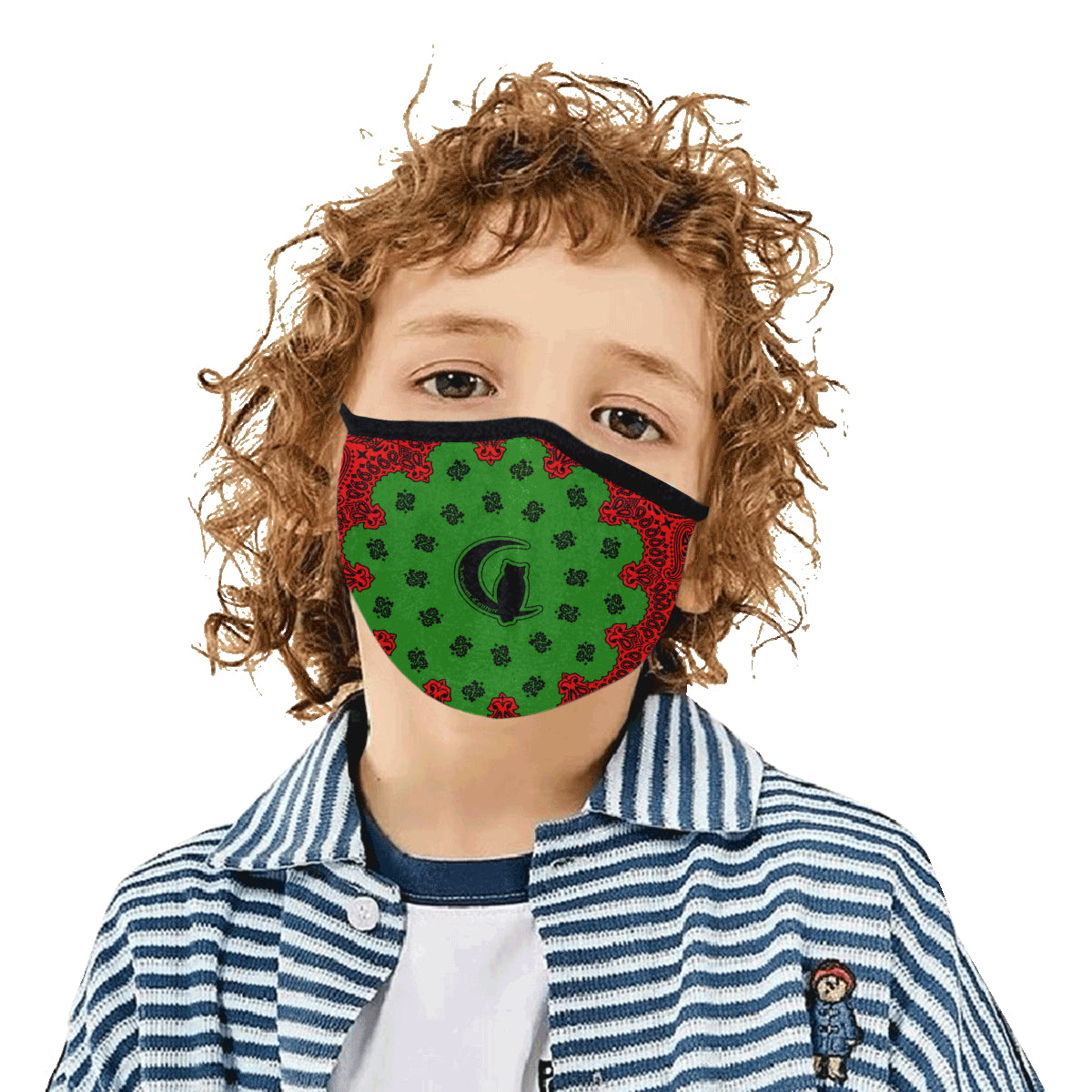 BANDANA RBG Mouth Mask in One Piece (2 Filters Included)