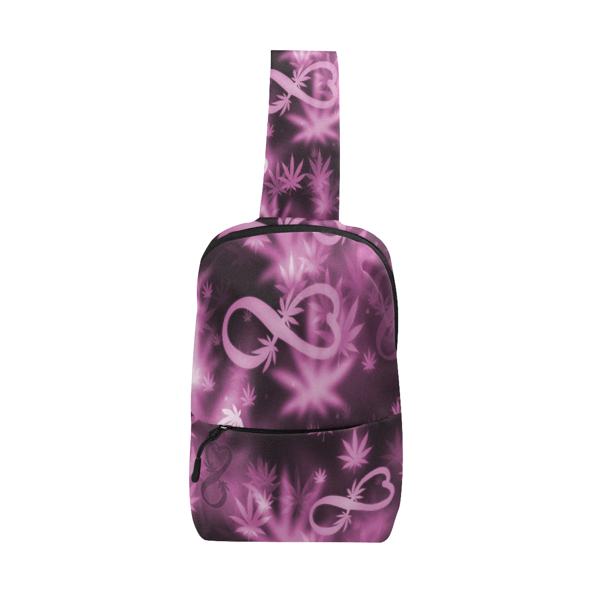 INFINITY PURPLE COSMOS Chest Bag (Model 1678)
