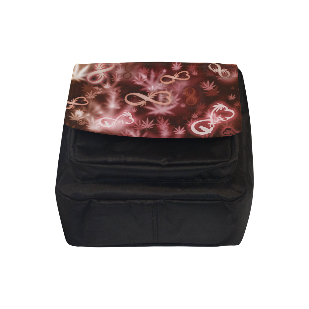 INFINITY RED COSMOS Crossbody Nylon Bags (Model 1633)