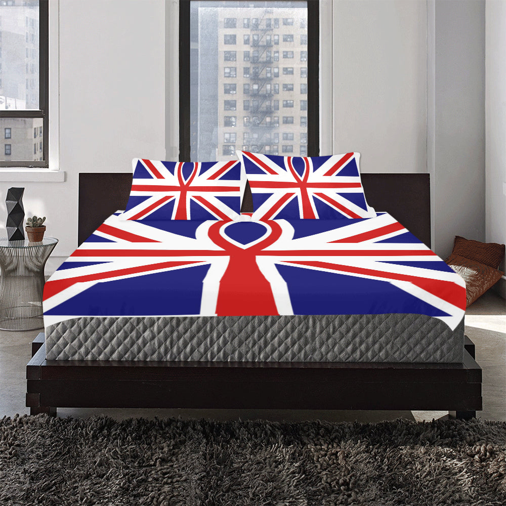 LONDON ANKH 3-Piece Bedding Set