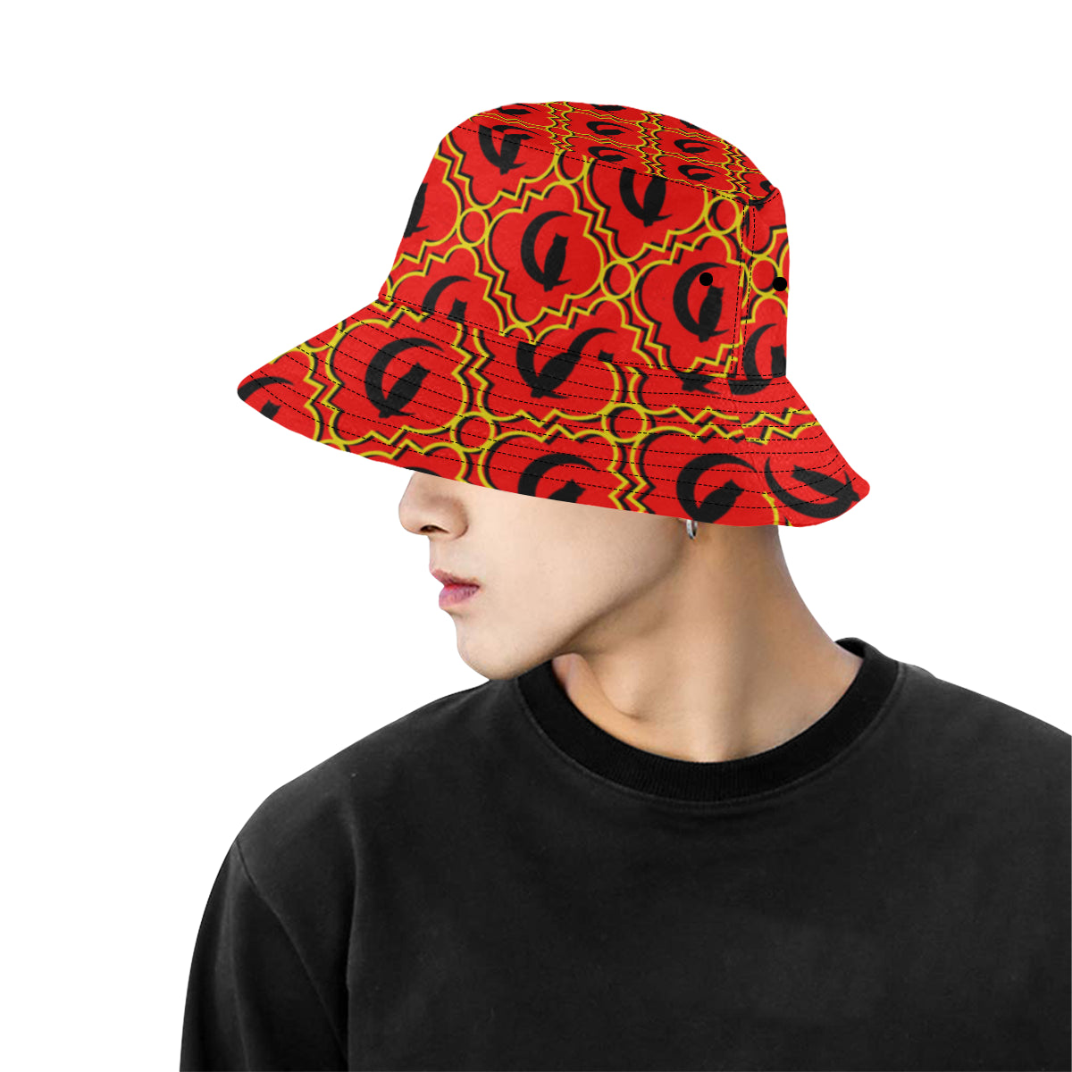 ELEGANCE RYB All Over Print Bucket Hat for Men