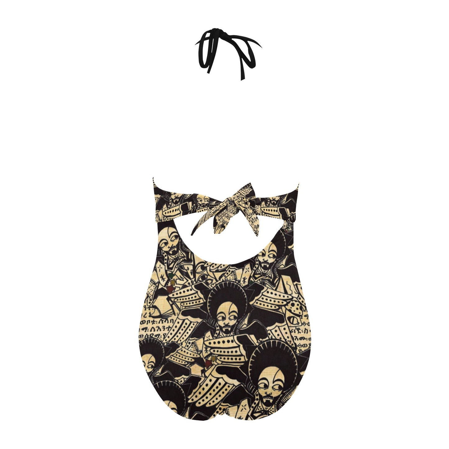 SATTA MASSAGANA Backless Hollow Out Bow Tie Swimsuit