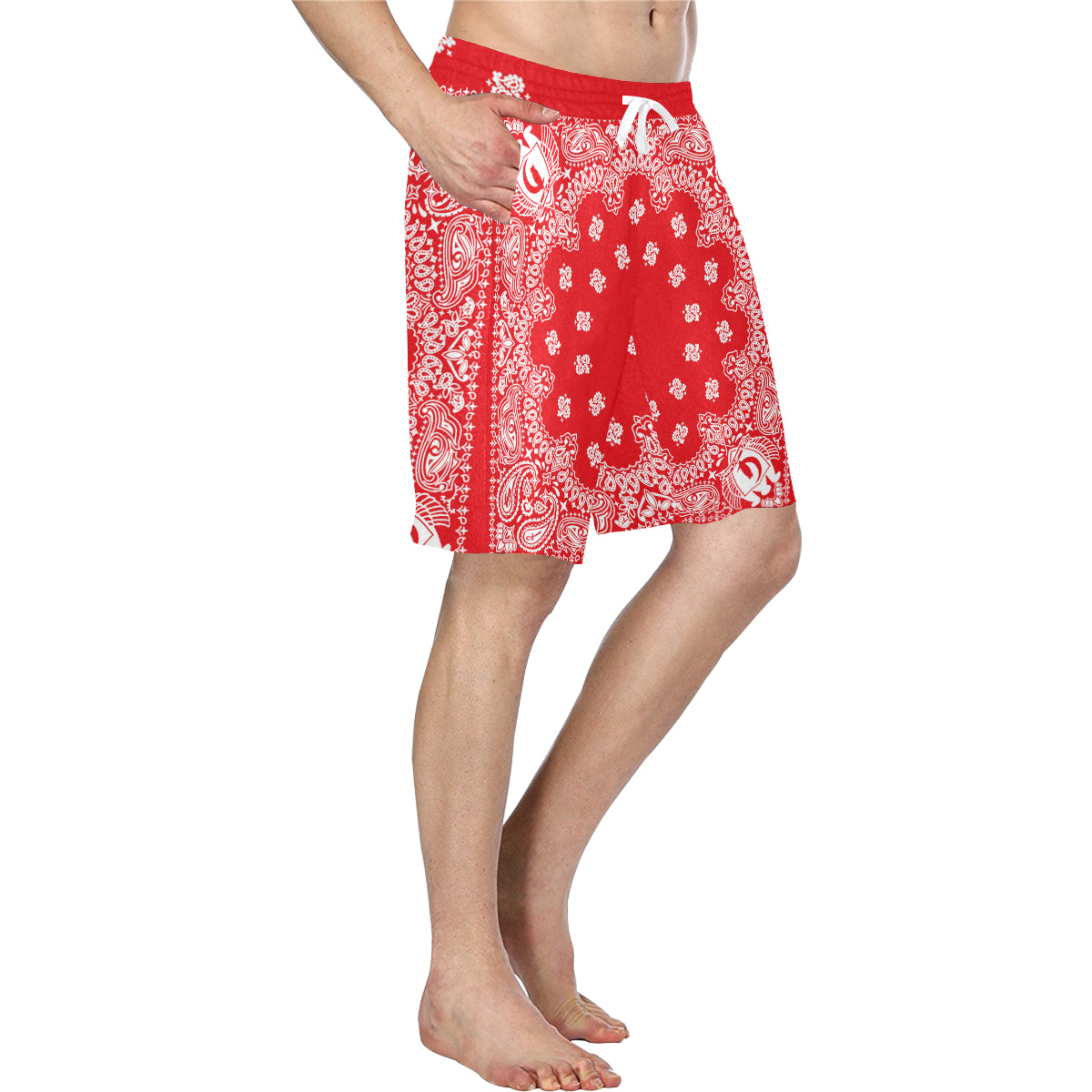 BANDANA Bs'UP Men's All Over Print Casual Shorts