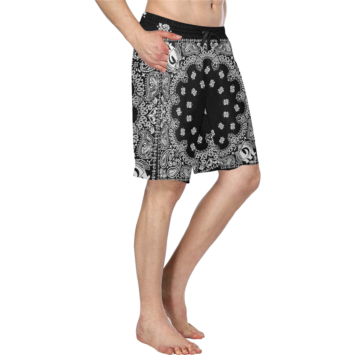 BANDANA BLCC Men's All Over Print Casual Shorts