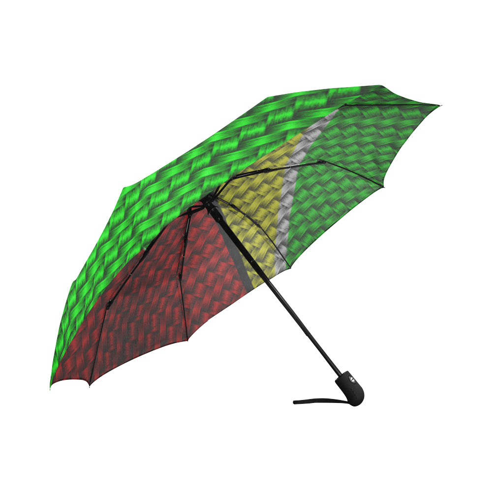 GUYANA FLAG Auto-Foldable Umbrella