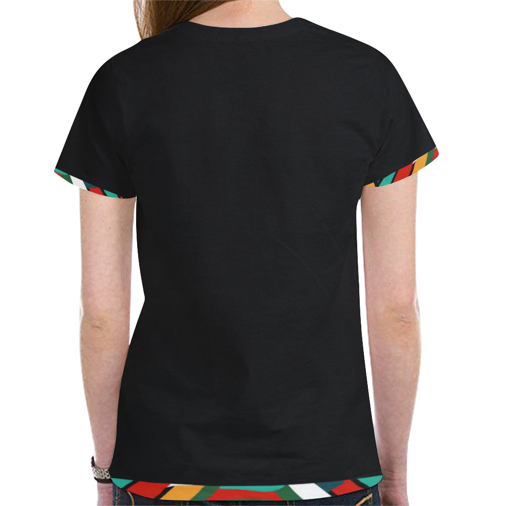 TEMBE ART BLING New All Over Print T-shirt for Women