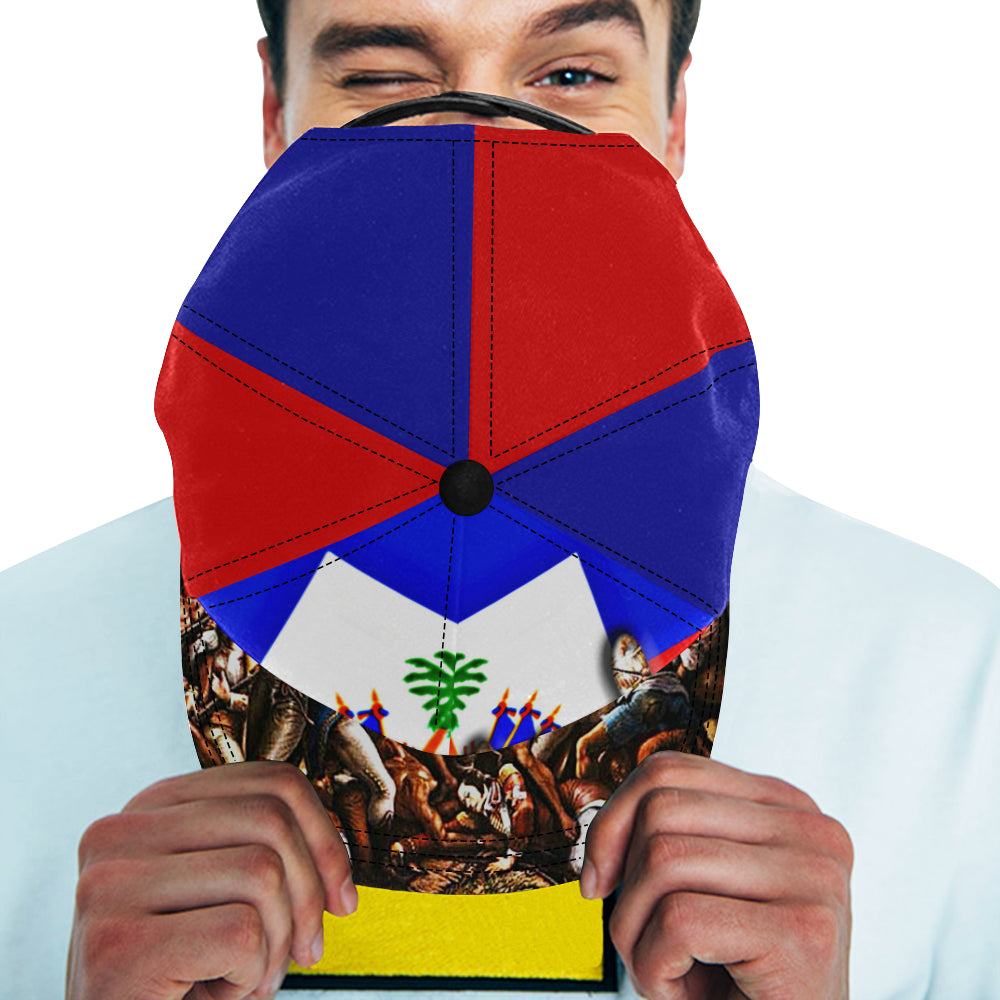 HAITI LICCING All Over Print Snapback Hat D