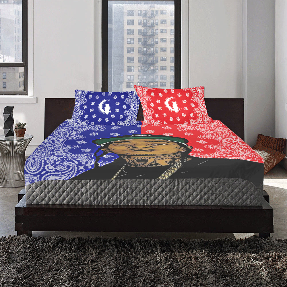 NIPSEY GANG UNITY 3-Piece Bedding Set