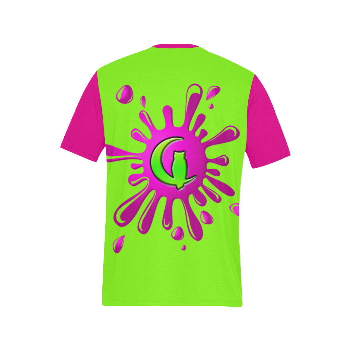 SPLASH OUT RF Men's All Over Print T-Shirt (Solid Color Neck) (Model T63)