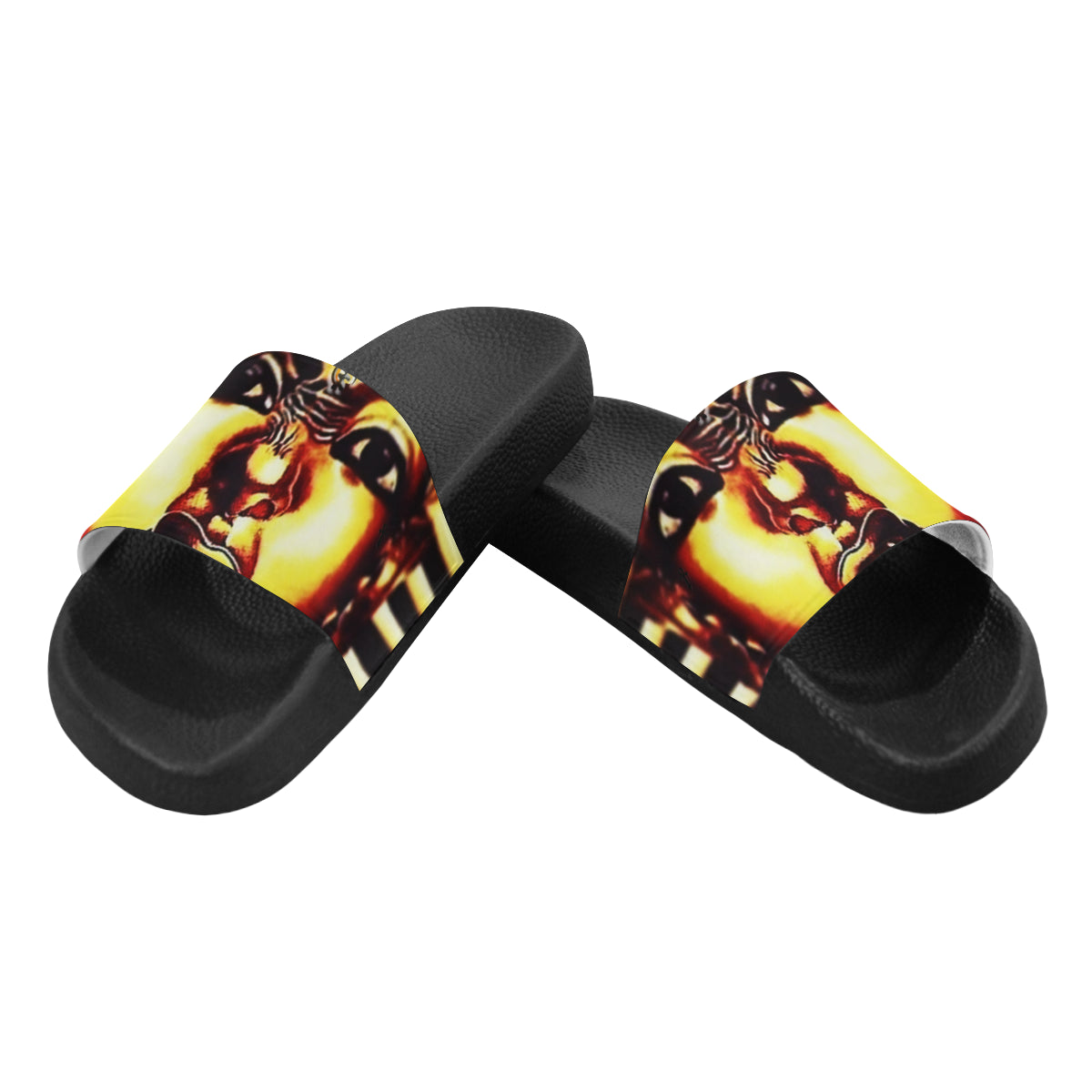 THUG PHAROAH Women's Slide Sandals (Model 057)